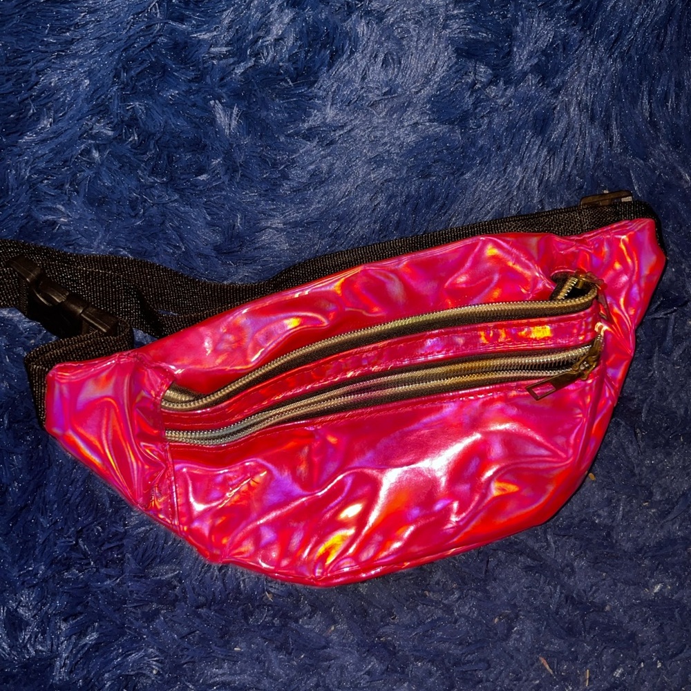 Shiny Pink Fanny Pack